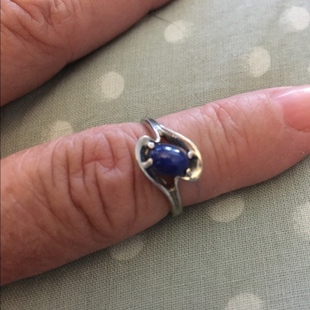 Silver Safire ring